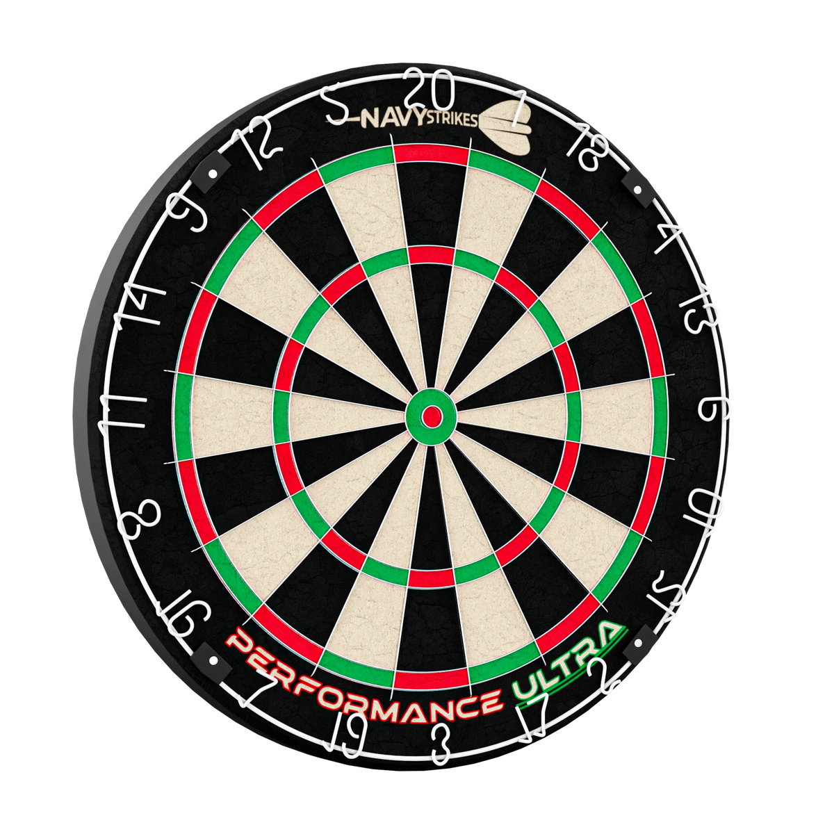 Navy Strikes Dartbord Performance Ultra - Incl. 6 Dartpijlen & Scorebord - Braziliaanse Sisal - Blade Wire - 45,1 cm
