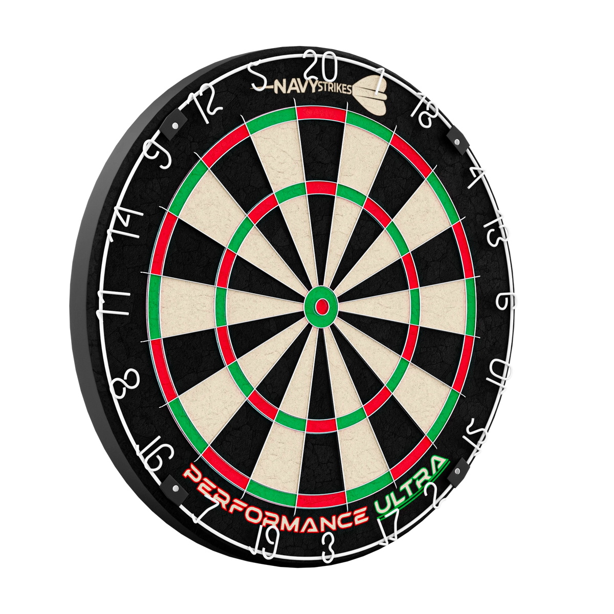 Navy Strikes Dartbord Performance Ultra - Incl. 6 Dartpijlen & Scorebord - Braziliaanse Sisal - Blade Wire - 45,1 cm
