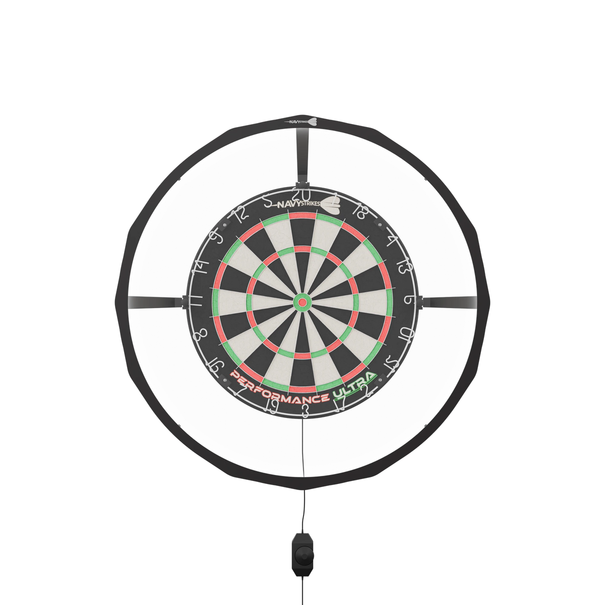 Navy Strikes Dartbord Verlichting - 360 graden LED Surround Ring - Dimbaar - 120 LEDs