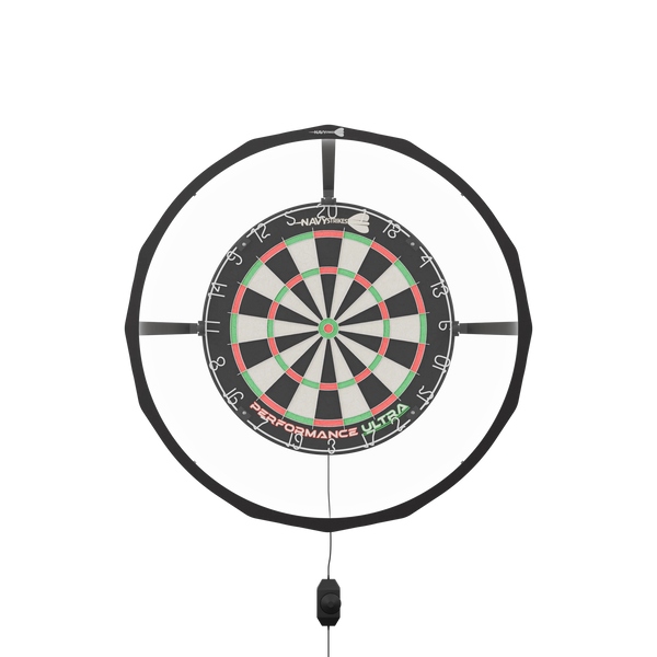 Navy Strikes Dartbord Verlichting - 360 graden LED Surround Ring - Dimbaar - 120 LEDs