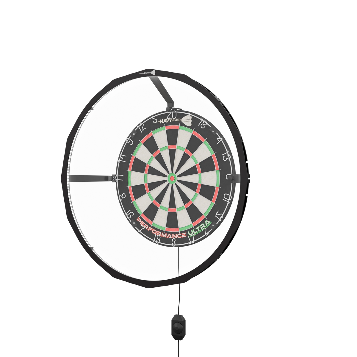 Navy Strikes Dartbord Verlichting - 360 graden LED Surround Ring - Dimbaar - 120 LEDs