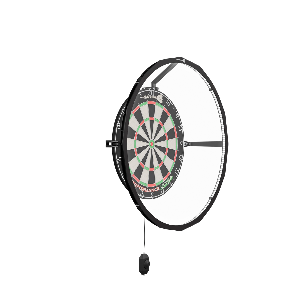 Navy Strikes Dartbord Verlichting - 360 graden LED Surround Ring - Dimbaar - 120 LEDs