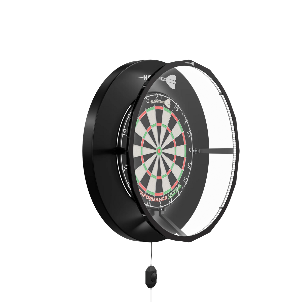 Navy Strikes Dartbord Verlichting - 360 graden LED Surround Ring - Dimbaar - 120 LEDs